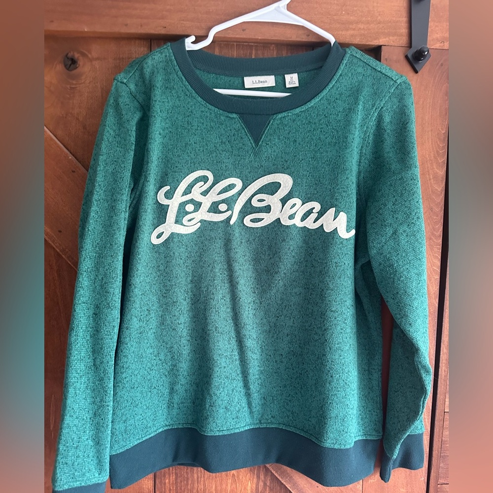 L.L. Bean Green Sweatshirt